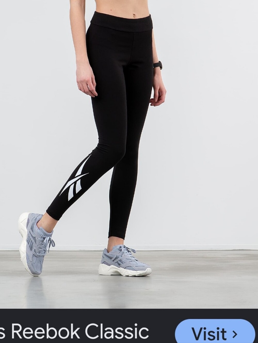 REEBOK Athletic Pants Plus Size 4X Black White Like New